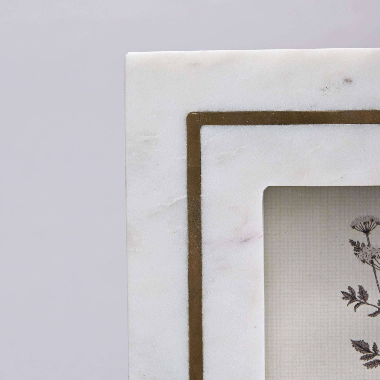 Rivendell White Marble Photo Frame