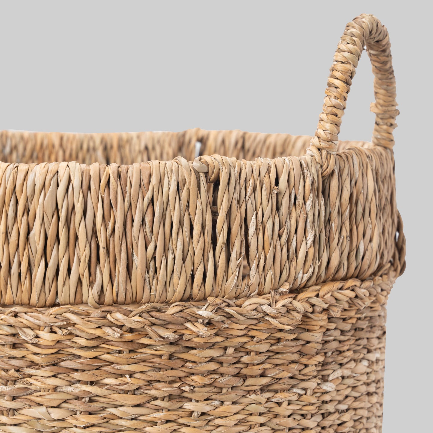 Handwoven Seagrass Storage Basket / Planter – 3 Sizes