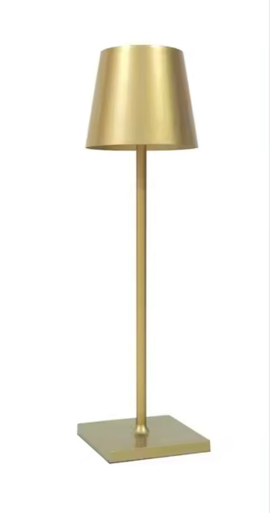 Cordless Rechargeable Lamp - Matte Gold