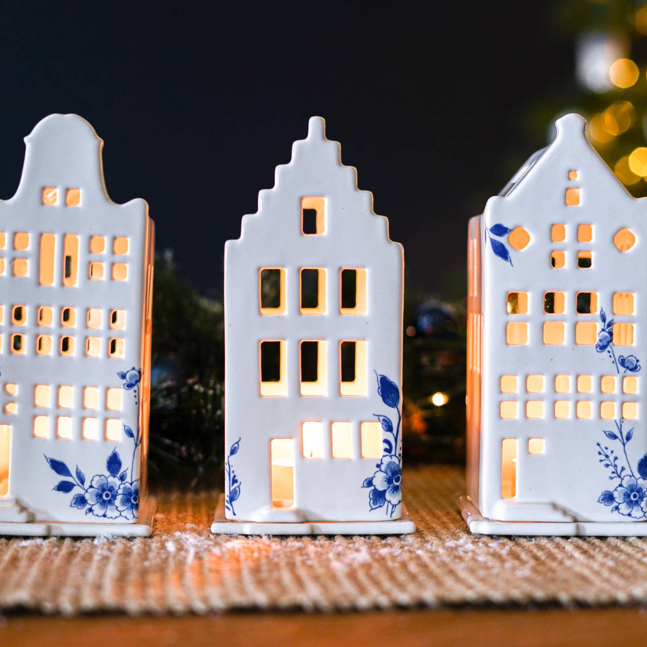 Delft Blue Tea light Holder