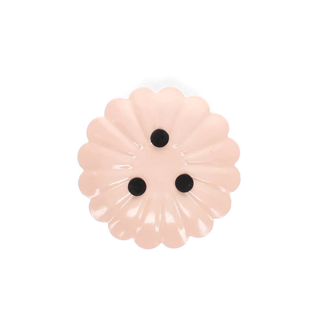 Enamel Pink Petal Candle Holder