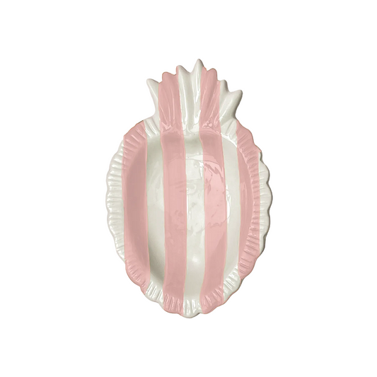 Ex-voto Saucer - Pink Stripe