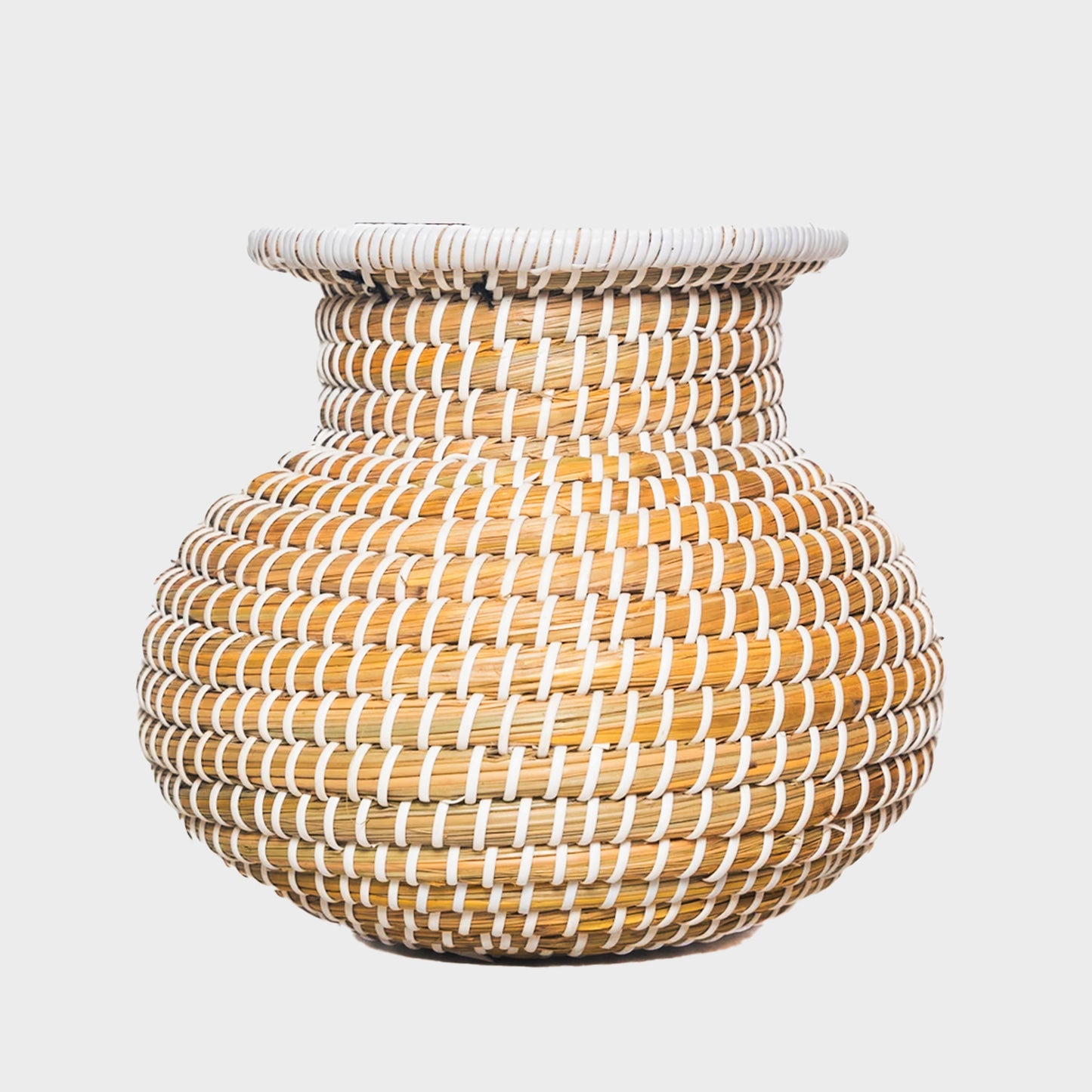 Natural Woven Seagrass Vase