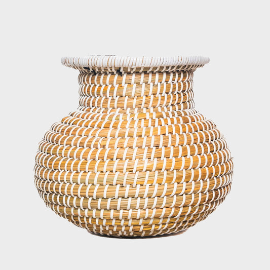 Natural Woven Seagrass Vase
