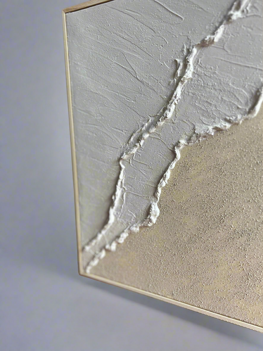 Textured Art Beach Scene