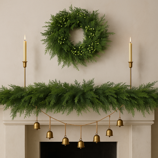 Thuja Wreath With Green Berries