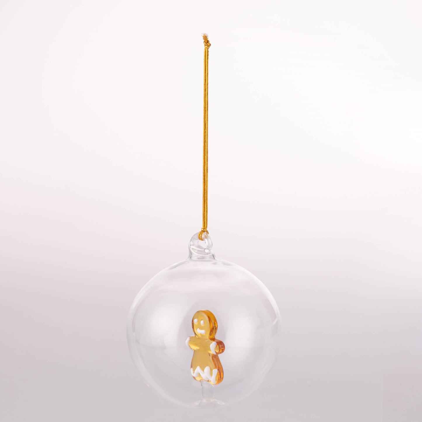 Clear Glass Christmas Bauble - Various 3D Designs