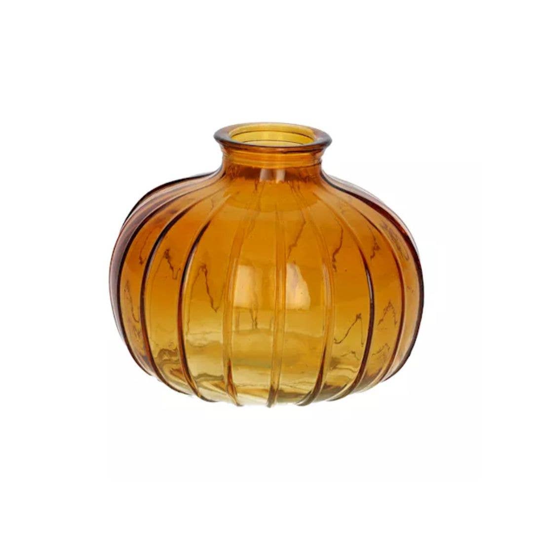 Carmen Round Glass Bud Vase - 3 Colours