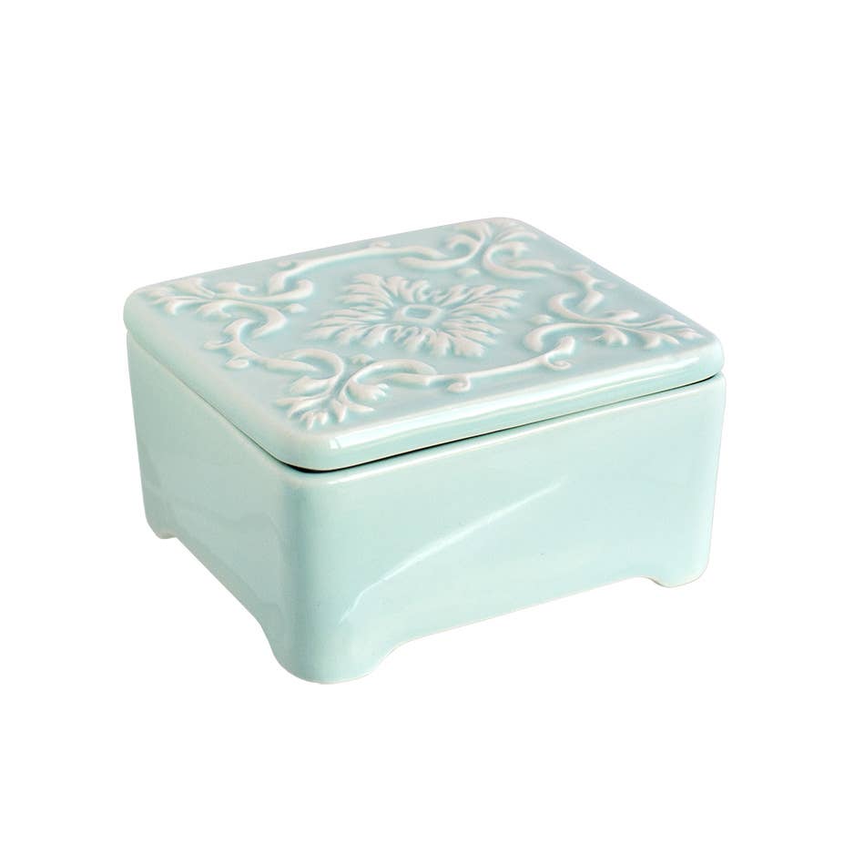 Ceramic Tile Jewelry Box - 3 Colours