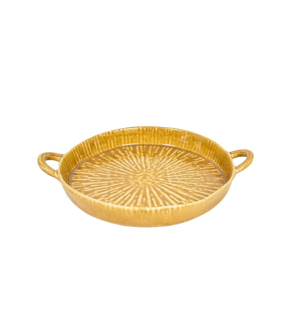 Large Handled Baking Dish – Fine Stoneware