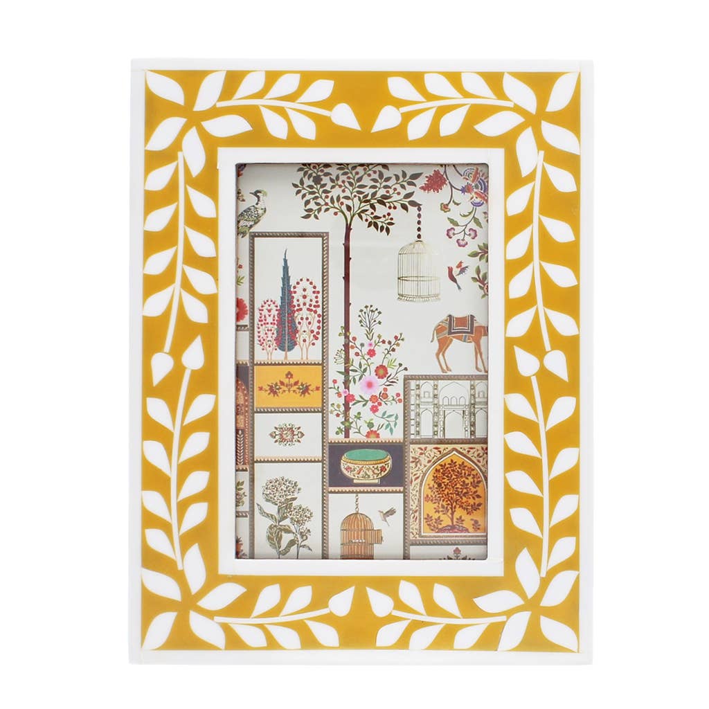 Mustard Yellow Picture Frame (3.5" X 5.5")