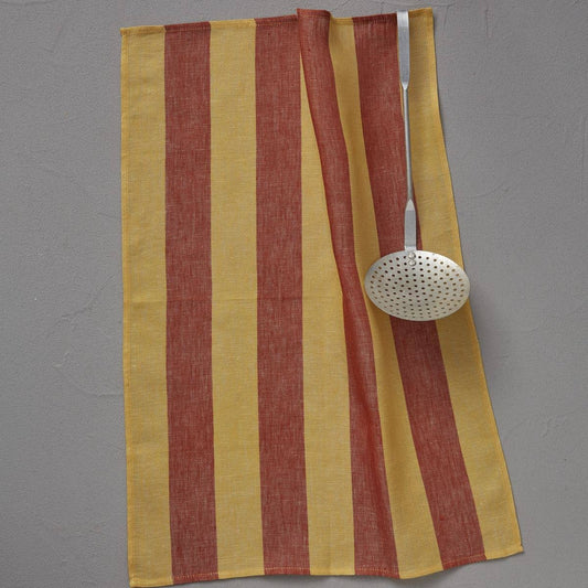 Linen Striped Tea Towels