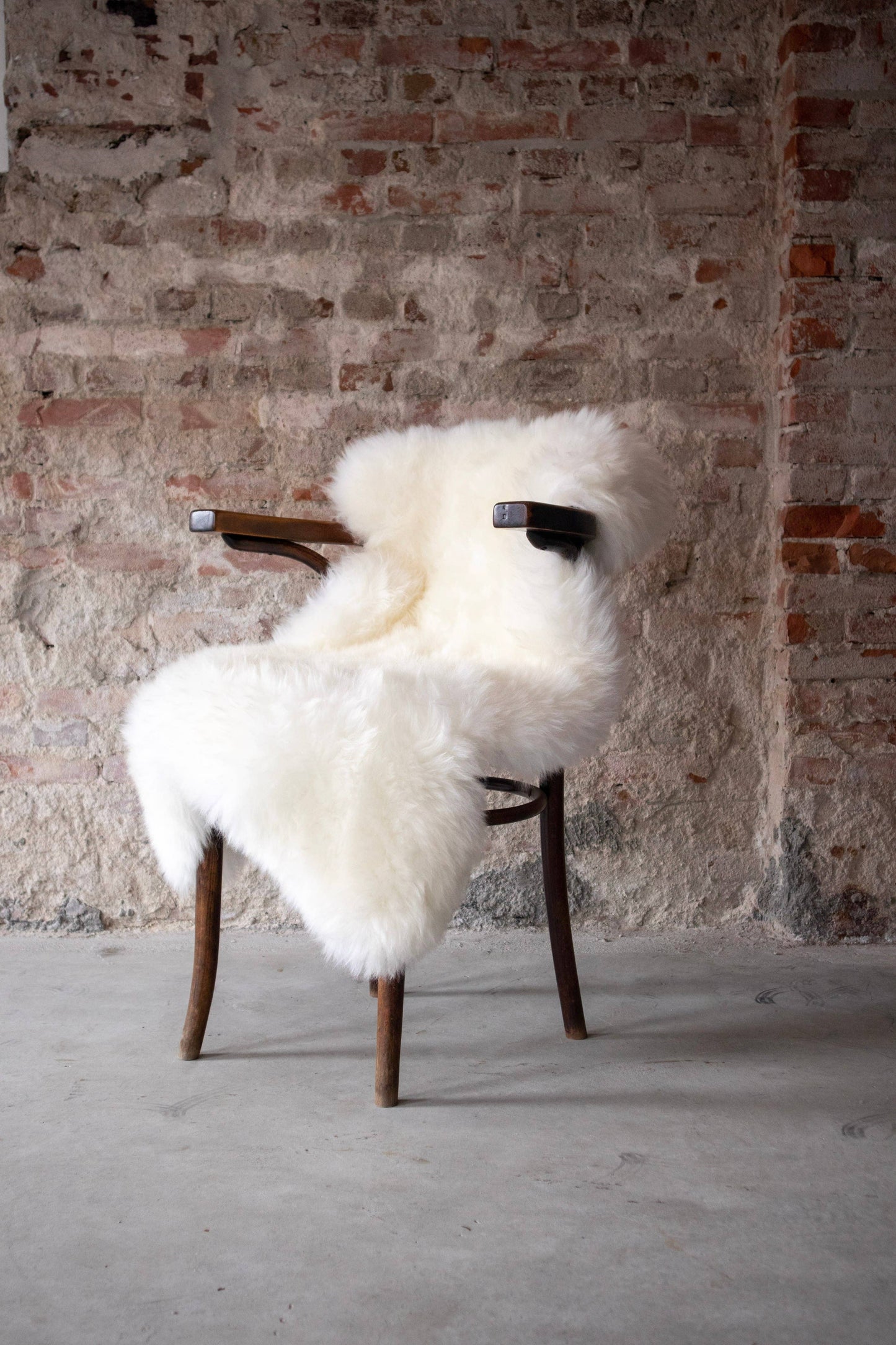 Texel Sheepskin in Natural White