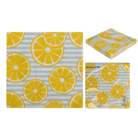 Lemon Paper Napkins