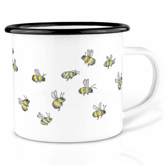 Enamel Mug - Bee Swarm