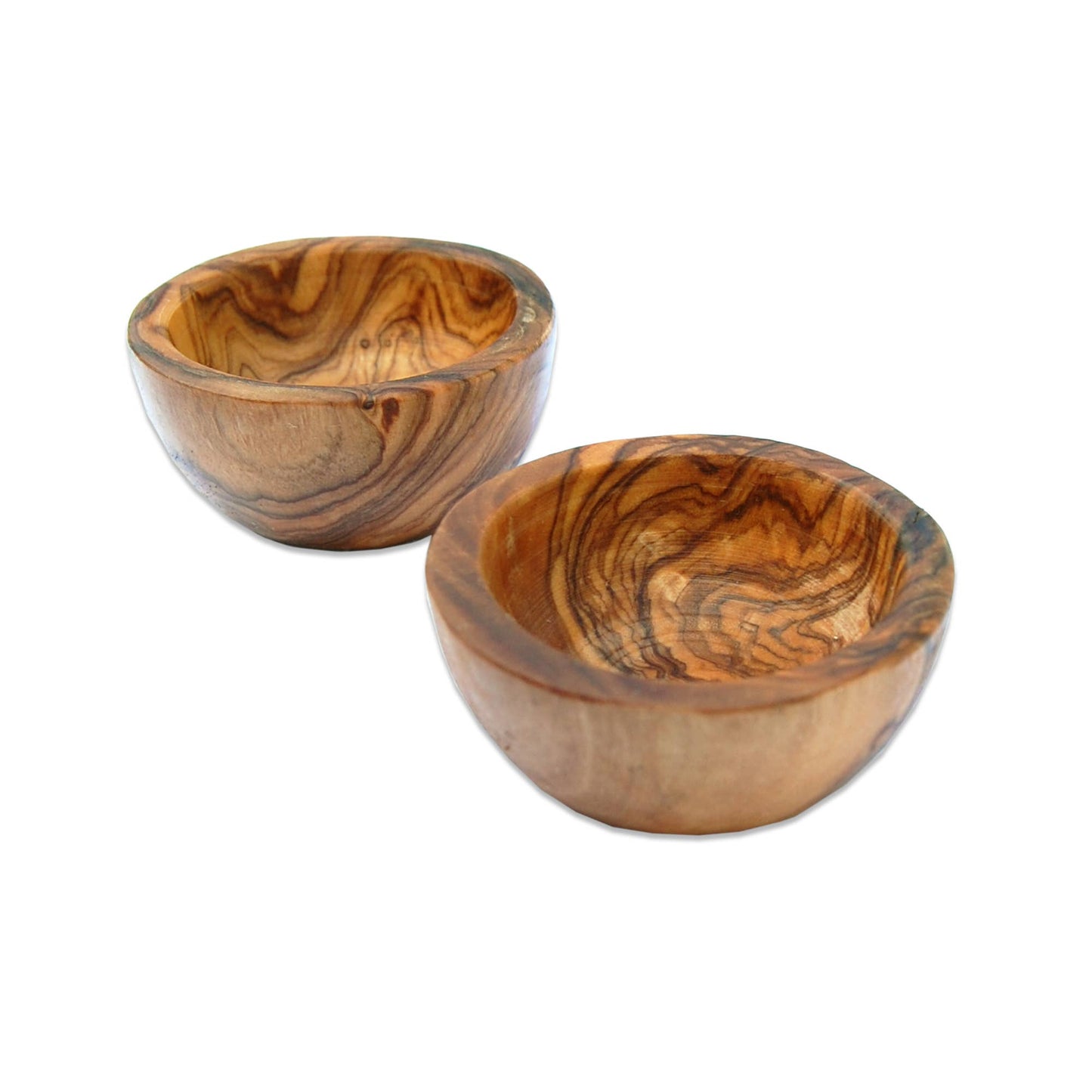 Piccolo egg cup made of olive wood