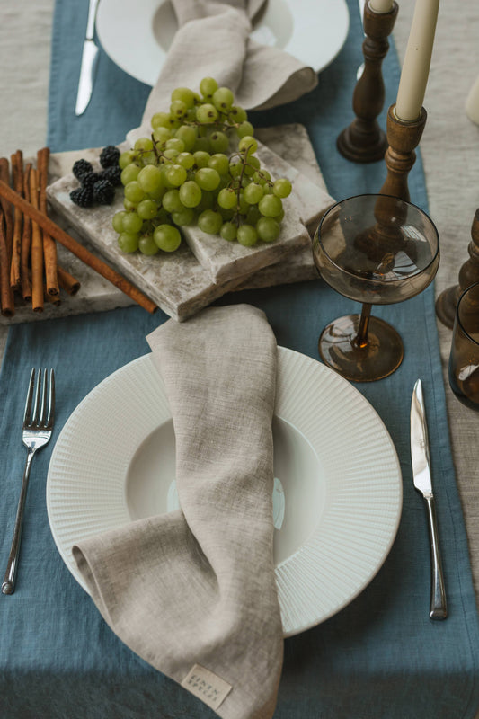 Natural Melange Linen Napkin - Set Of 2