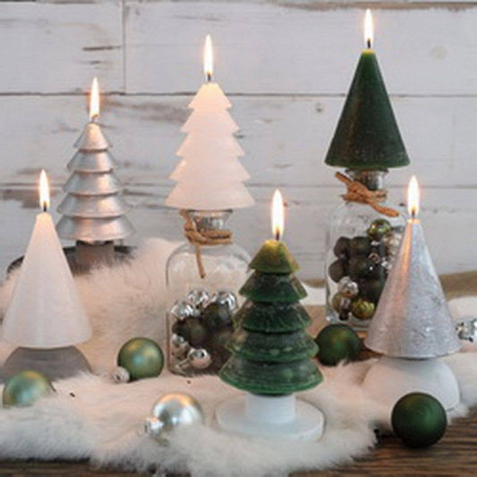 Tree Candle - White