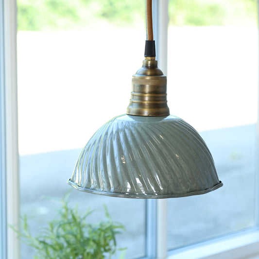 Lunel Pendant Lamp – Soft Sage Enamel