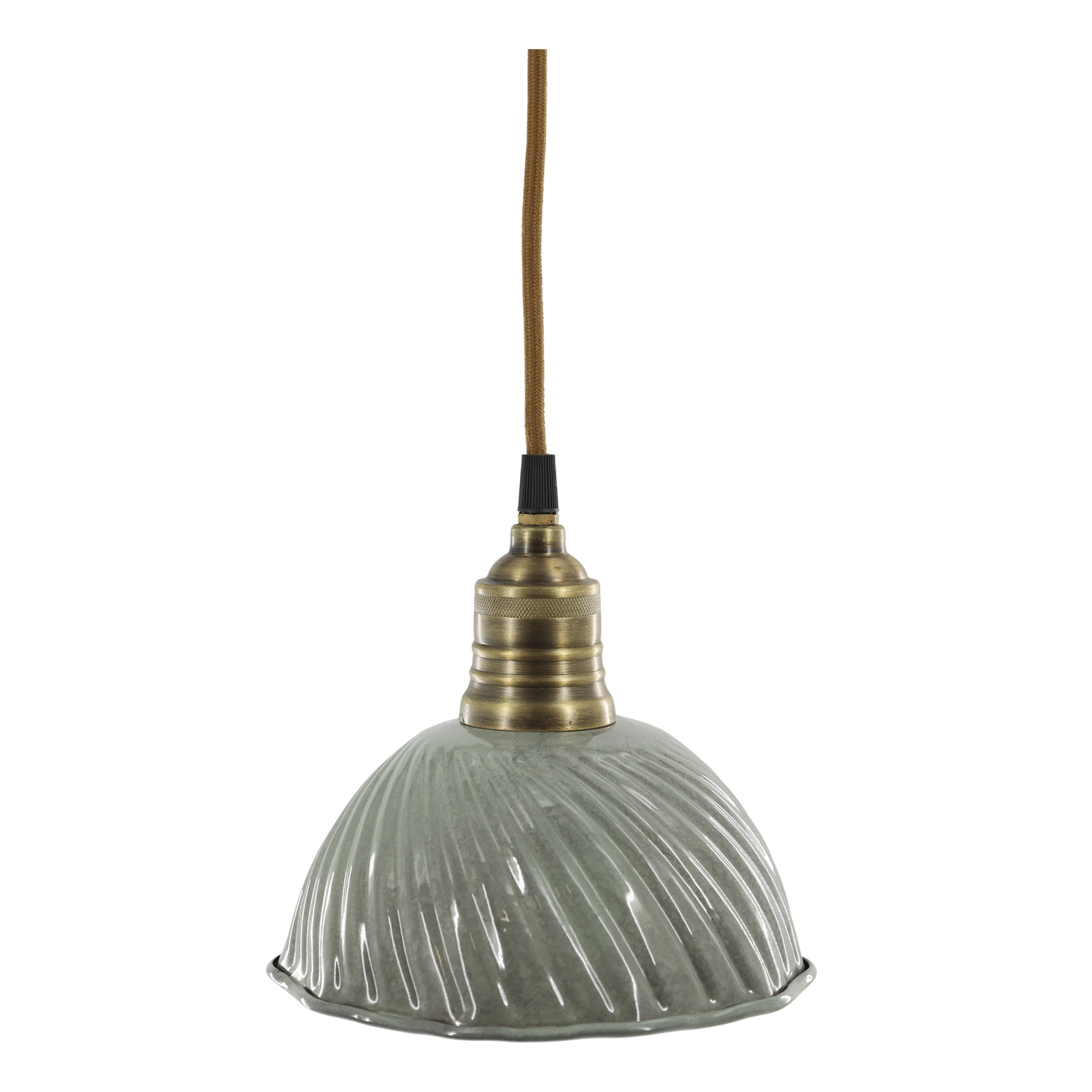 Lunel Pendant Lamp – Soft Sage Enamel
