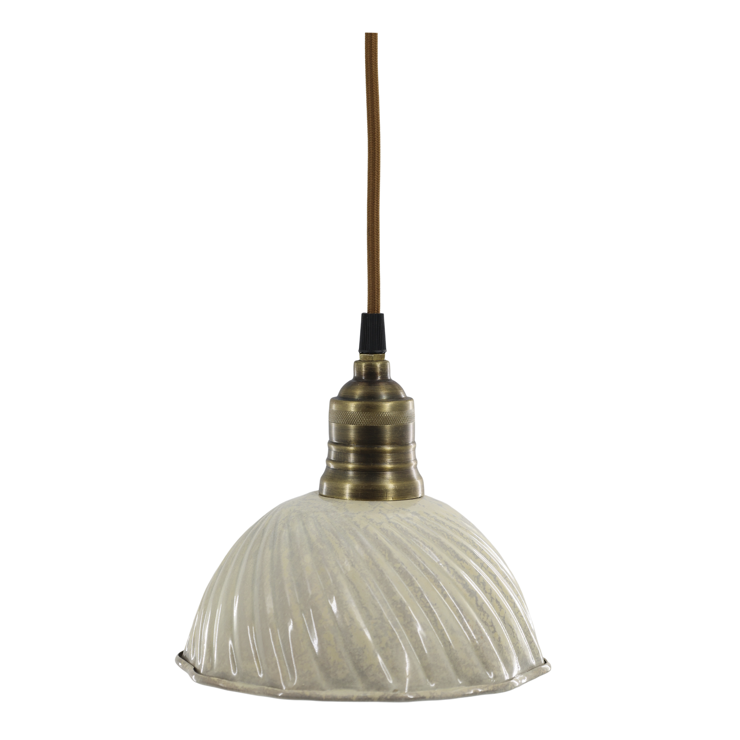 Lunel Pendant Lamp – Cream Enamel