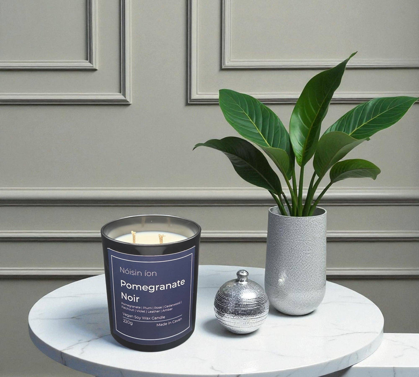Pomegranate Noir Soy Scented Candle