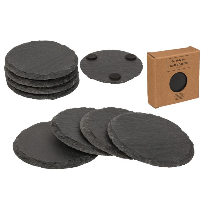 Slate Coaster Set