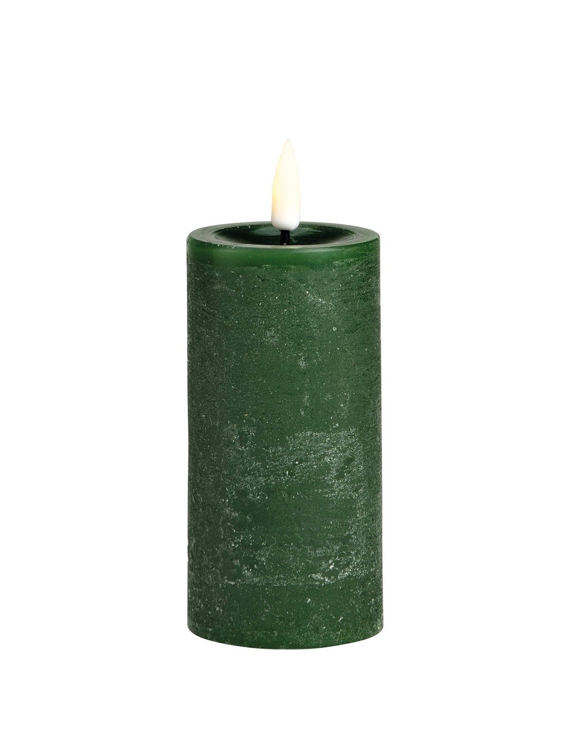 Forest Green Wax LED Candles