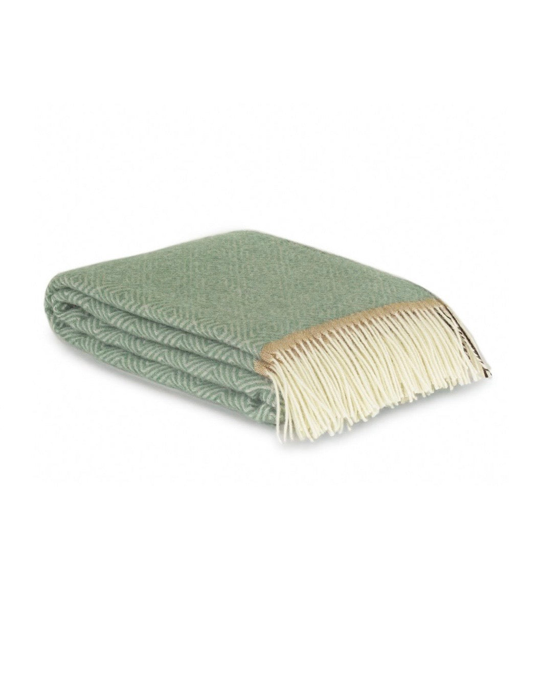 Wool Throw Blanket - Venetia Mint