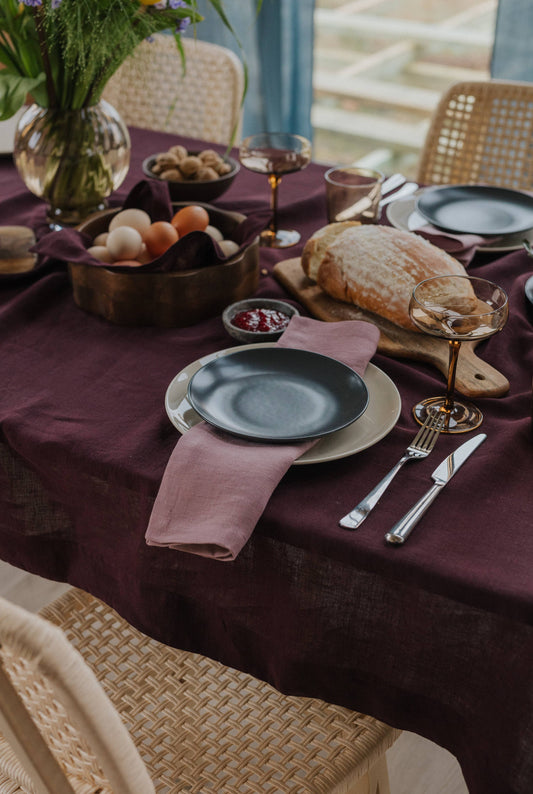 Woodrose Linen Napkin - Set Of 2