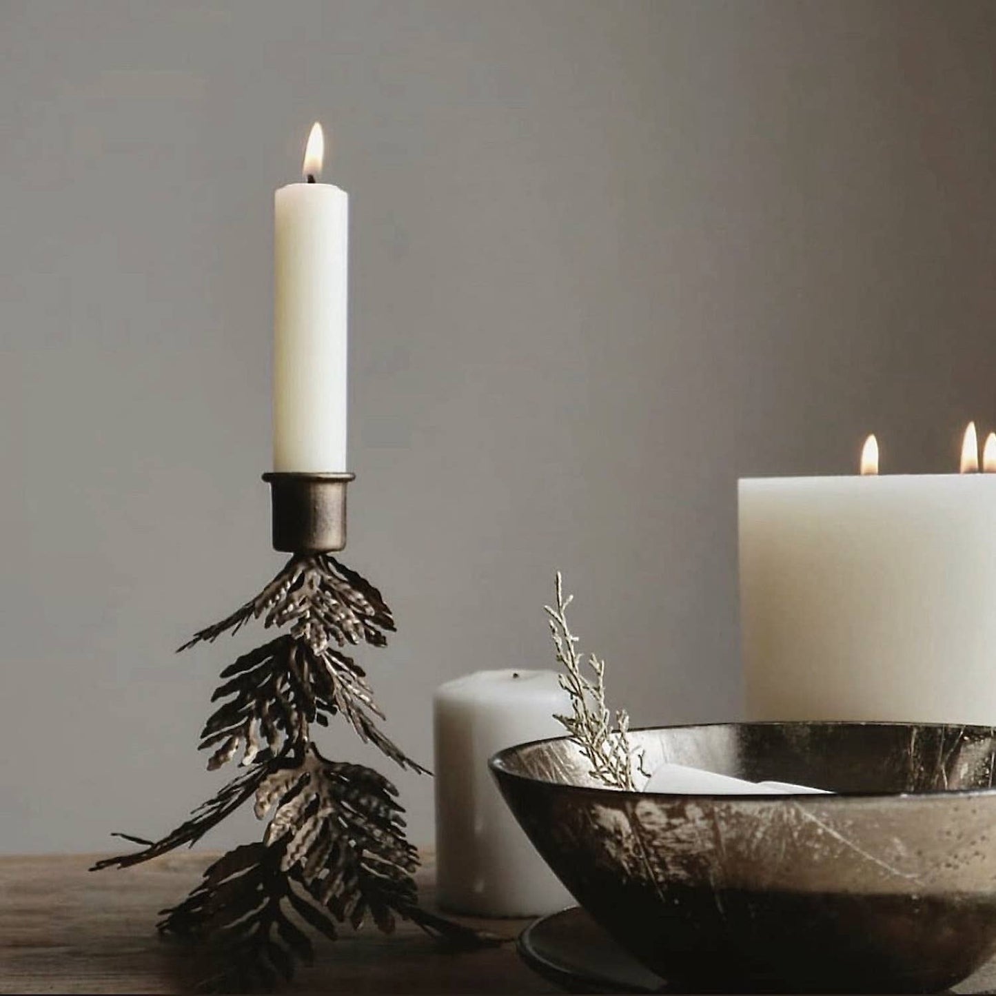 Nostalgia Christmas Tree Candle Holder