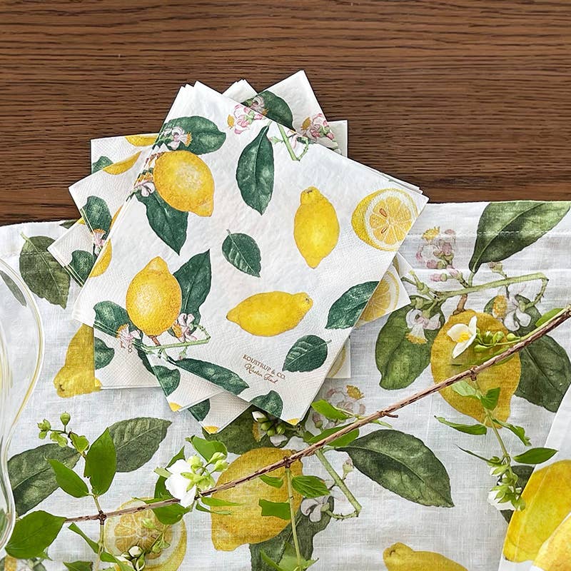 Lemon Paper Napkins