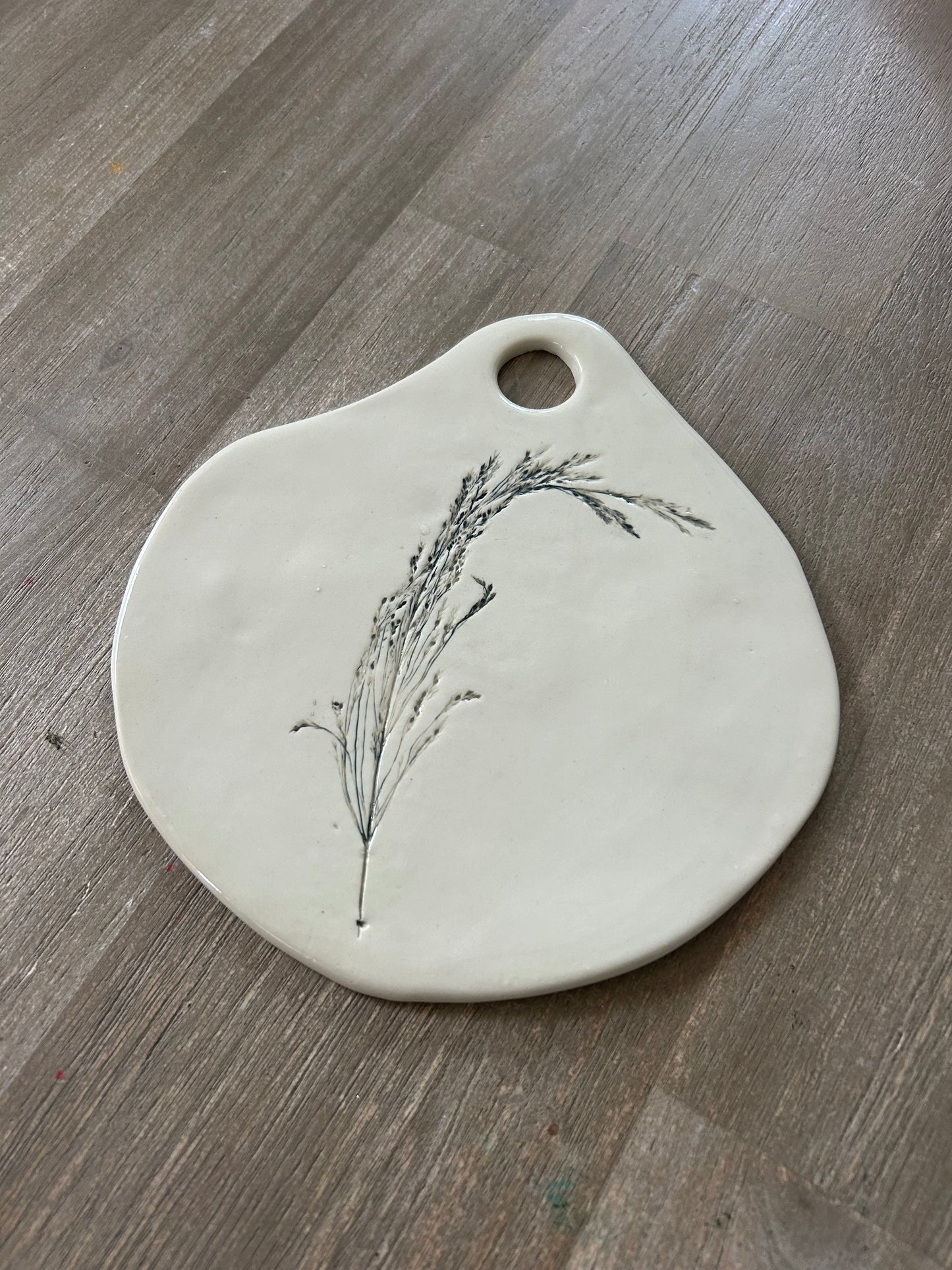 Spring Botanical Ceramic Serving Board (Medium)