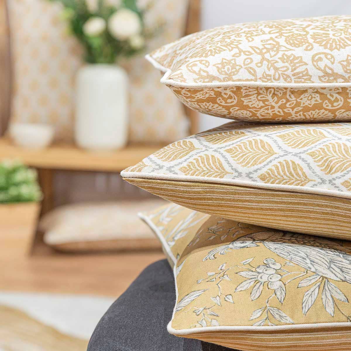 Cotton Cushion Cover - Two Colours