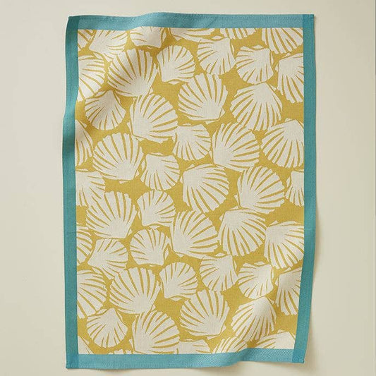 Cotton Tea Towel - Sea Shells