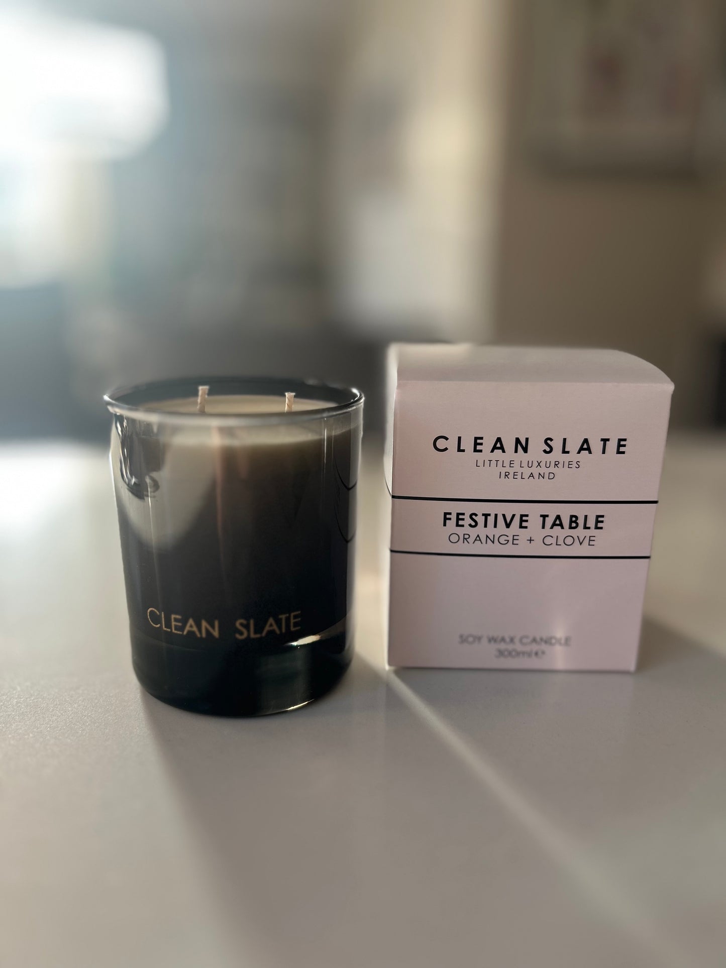 Clean Slate Luxury Christmas Candle - Two Scents