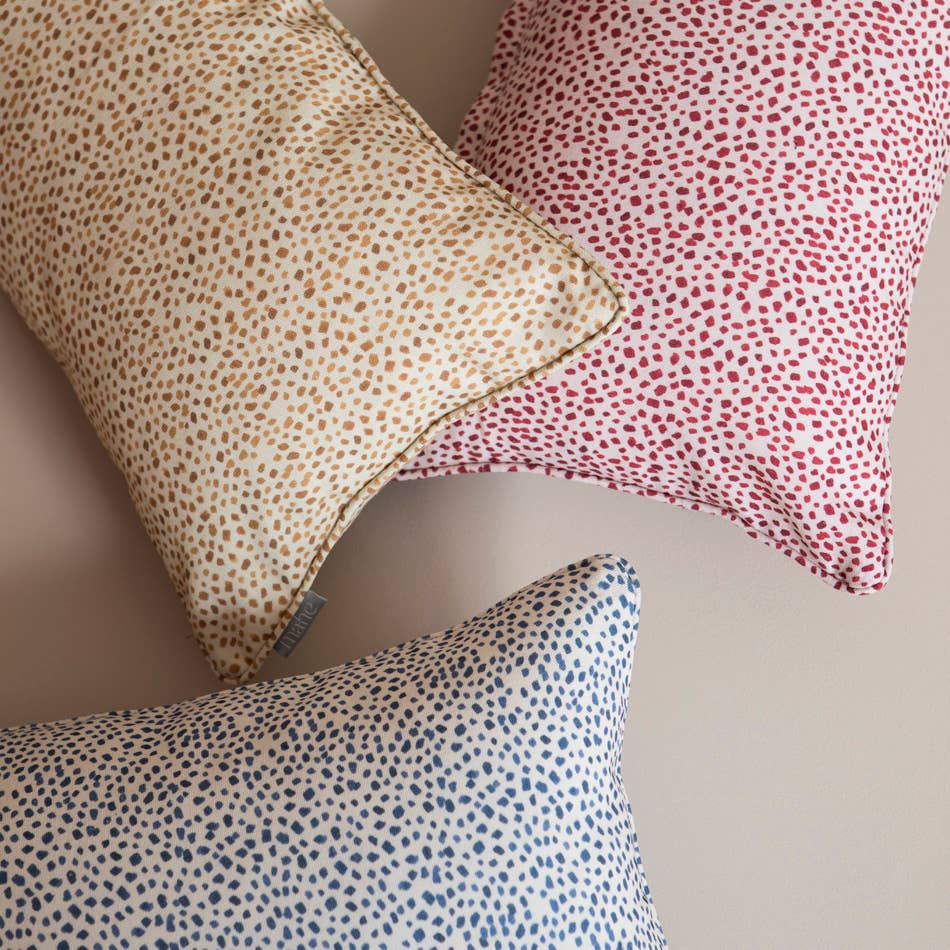 Blue Matilda Dots Cushion
