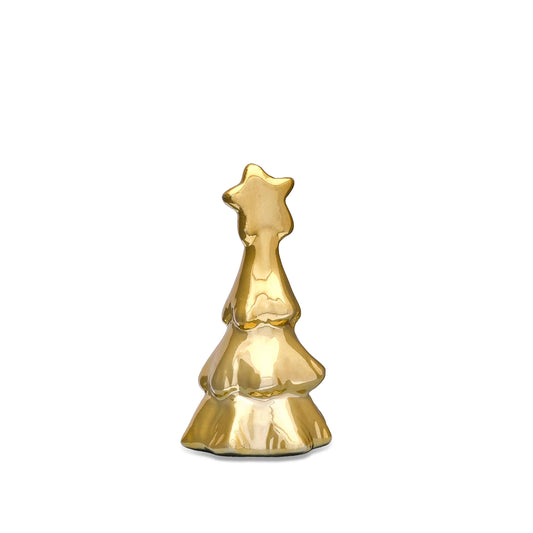 Ceramic Gold Christmas Tree