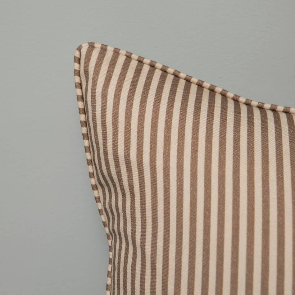 Striped Cotton Cushion - 3 Colours