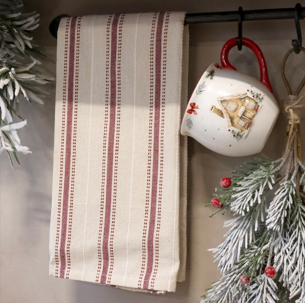 Christmas Cotton Tea Towel - 3 Designs