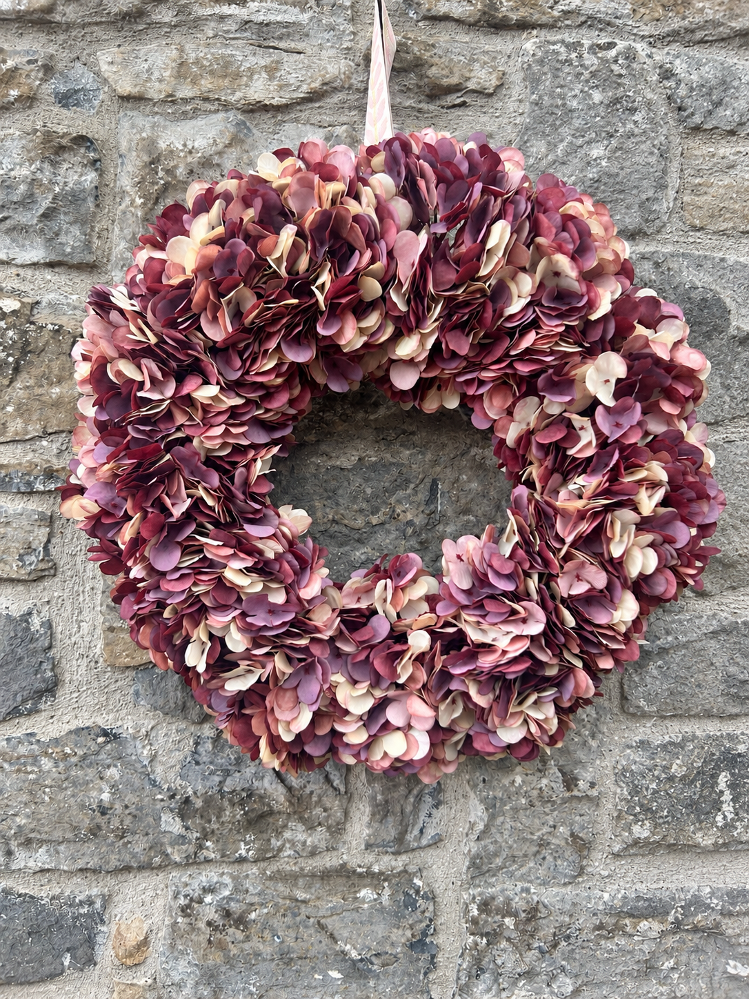 Autumn Berry Silk Hydrangea Wreath