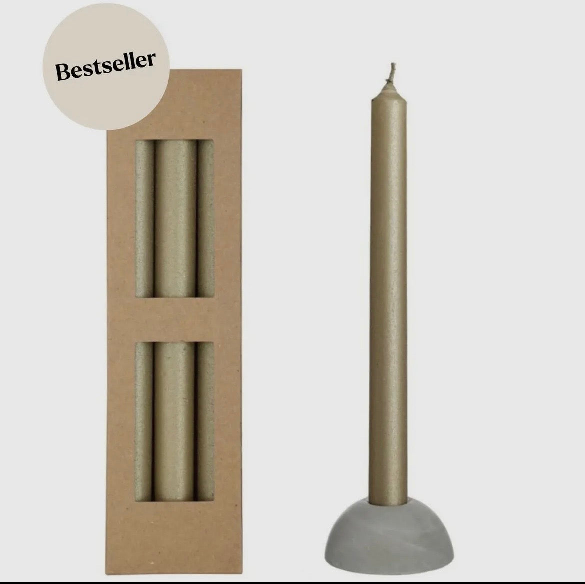 Bliss Dinner Candle Set - 3 Colours