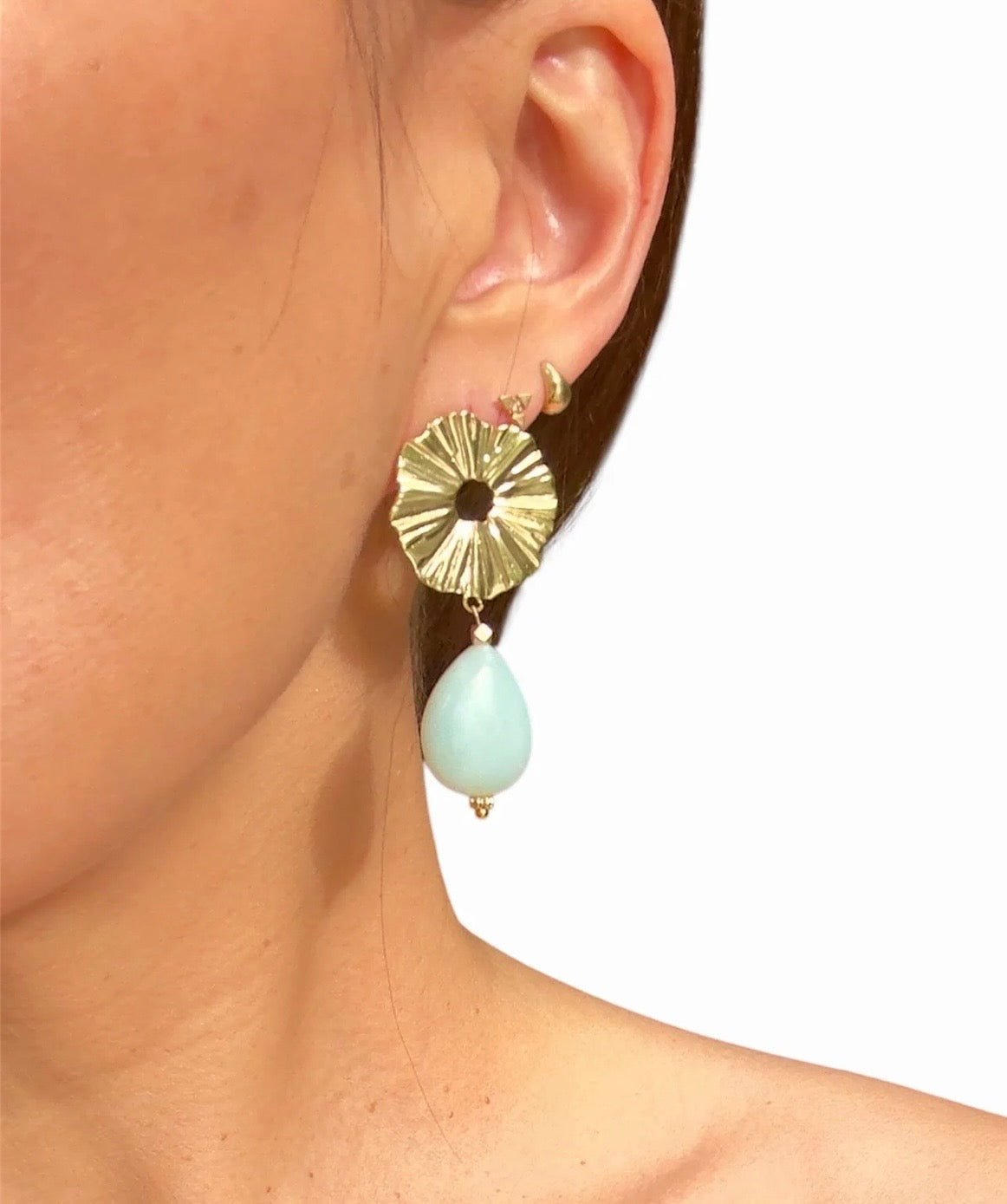Sky Amazonite Earrings