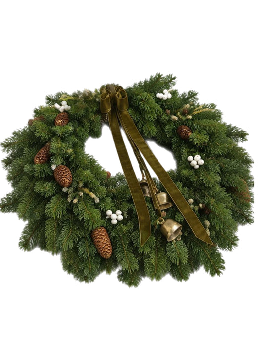 Faux Mixed Pine & Fir Wreath