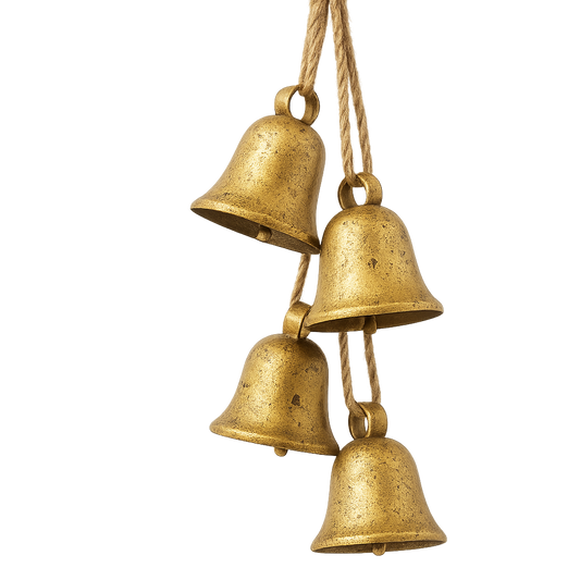 Vintage Christmas Bell Set