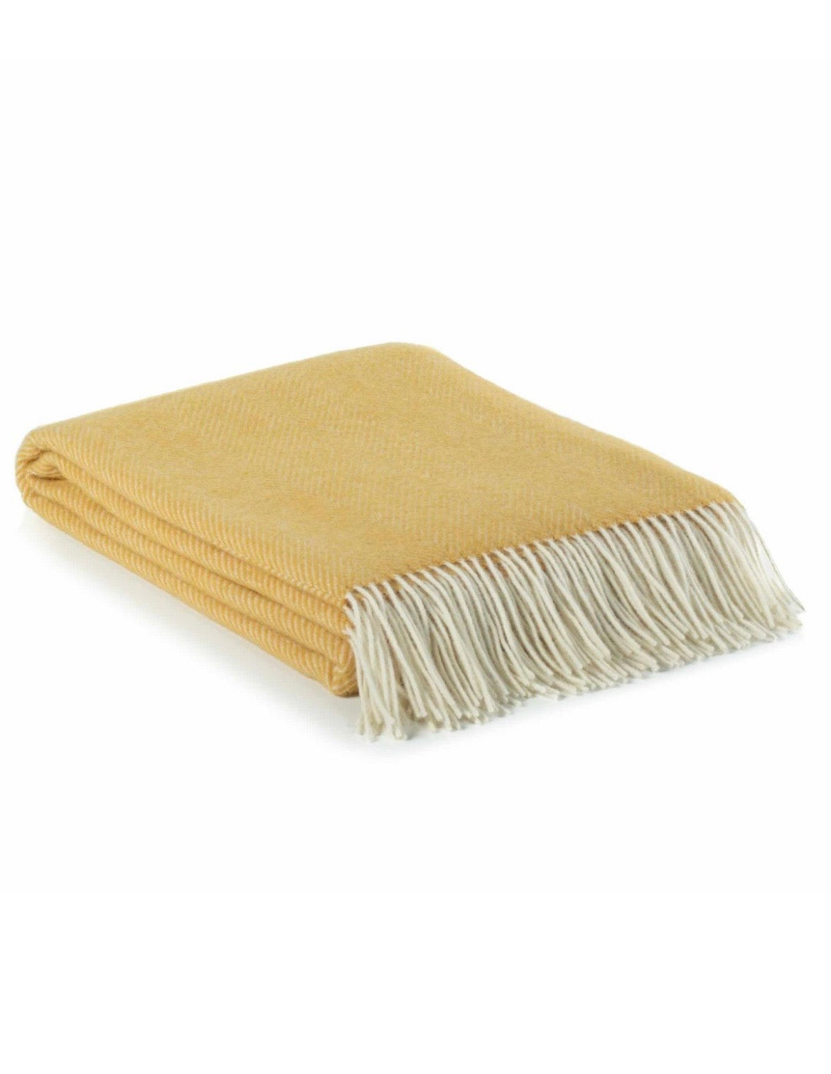 Wool Throw Blanket - Samos Honey