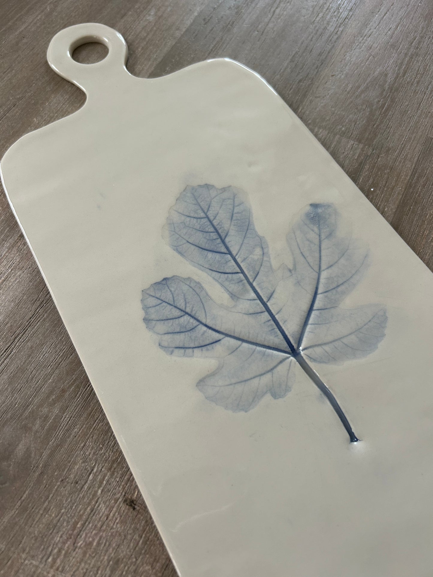 Spring Botanical Ceramic Serving Board (Large)