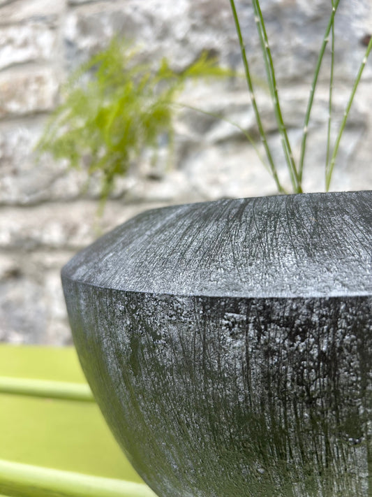 Bali Black Coal Plant Pot