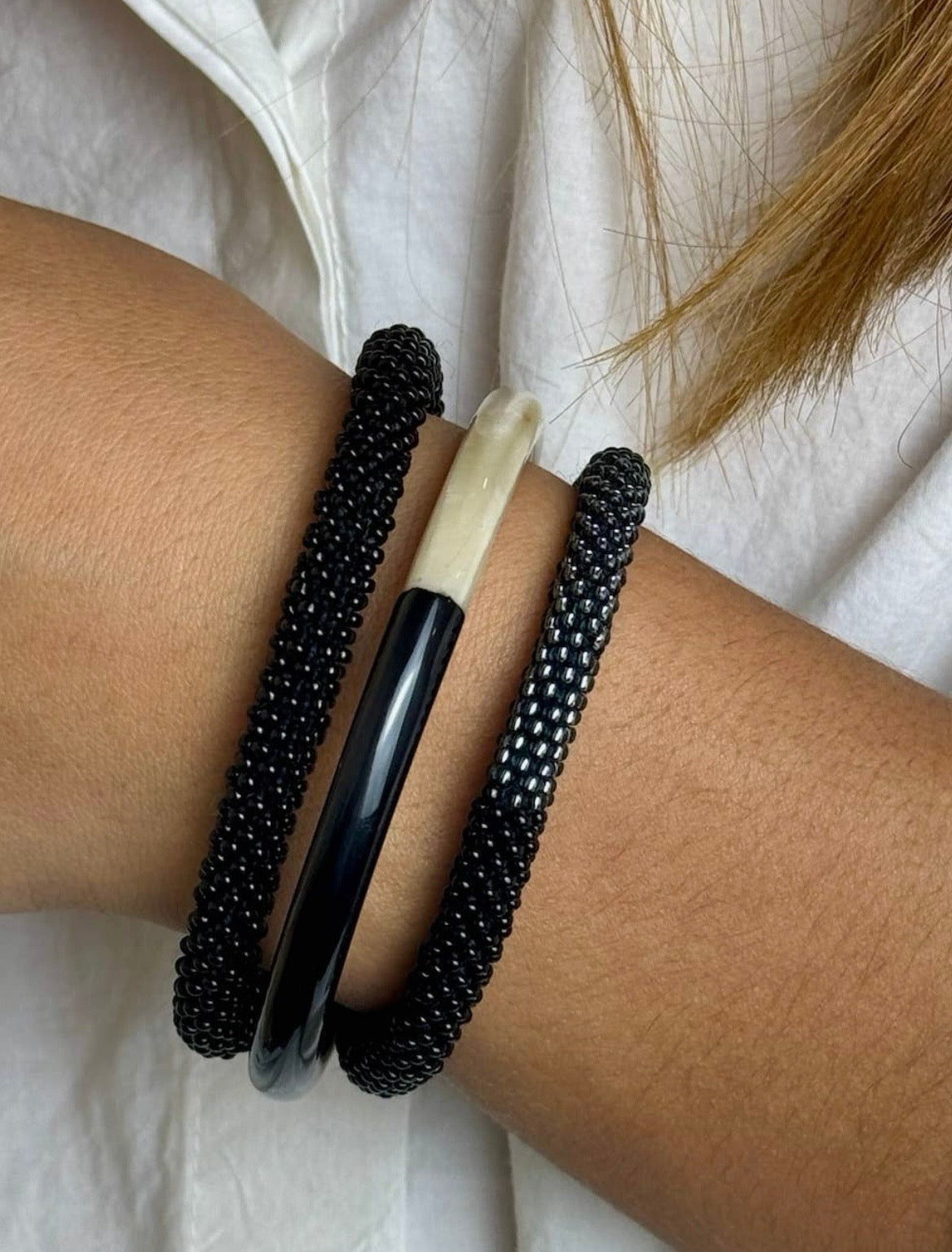 Lacquered Artisan Bangles Various Colours