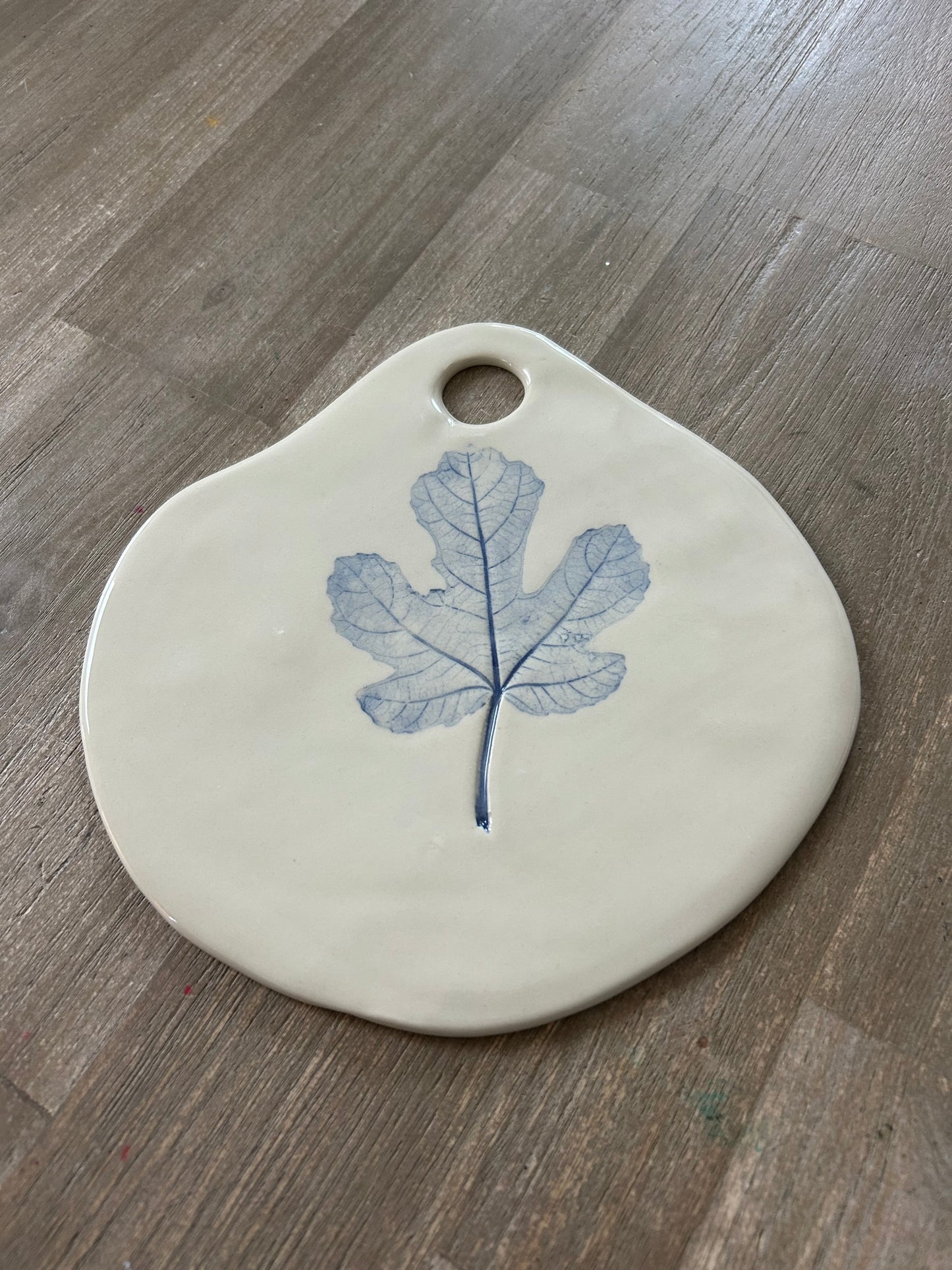 Spring Botanical Ceramic Serving Board (Medium)